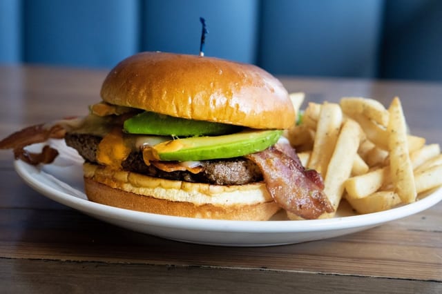 Avocado Bacon Burger.