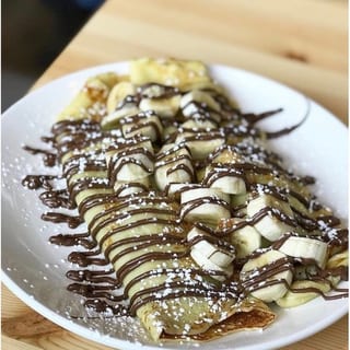 Banana Nutella Crepes