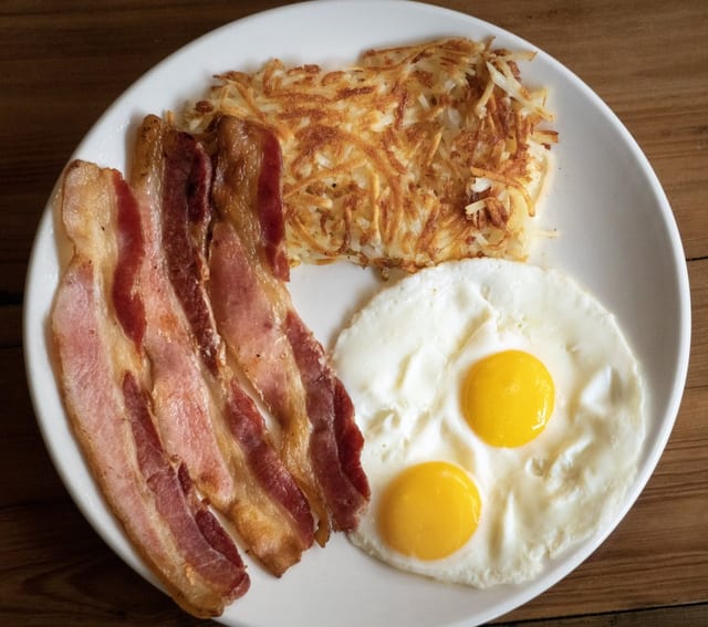 Classic American Breakfast.
