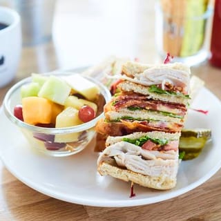 Turkey Bacon Club Sandwich